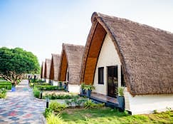 Eco cottages in a row